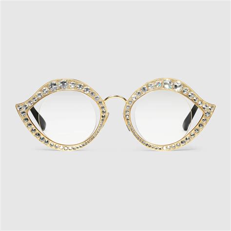 gucci rhinestone sunglasses cat eye|Gucci 55mm cat eye sunglasses.